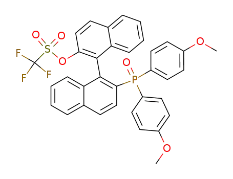 (S)-2-(bis(p-methoxyphenyl)phosphinyl)-2'-((trifluoromethanesulfonyl)oxy)-1,1'-binaphthyl