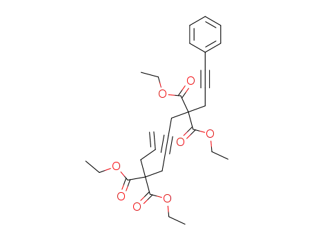 1-Dodecene-6,11-diyne-4,4,9,9-tetracarboxylic acid, 12-phenyl-,
tetraethyl ester