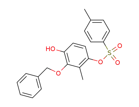 1,4-Benzenediol, 2-methyl-3-(phenylmethoxy)-,
1-(4-methylbenzenesulfonate)