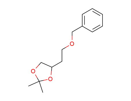 Molecular Structure of 94426-71-8 ((+/-)-4-(2-benzyloxyethyl)-2,2-dimethyl-1,3-dioxolane)