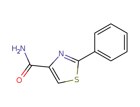 Molecular Structure of 857550-21-1 (2-phenylthiazole-4-carboxamide)