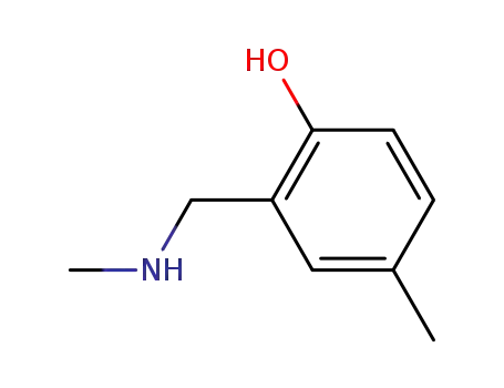 Phenol, 4-methyl-2-[(methylamino)methyl]- (9CI)