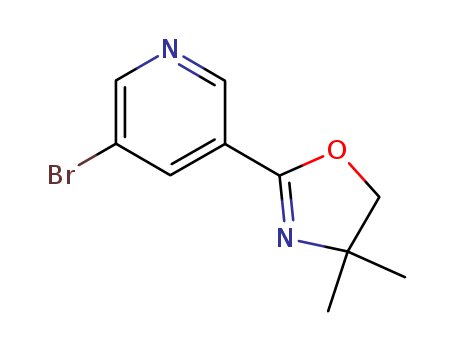 2-(5-bromopyridin-3-yl)-4,4-dimethyl-4,5-dihydrooxazole