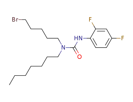 Urea, N-(5-bromopentyl)-N'-(2,4-difluorophenyl)-N-heptyl-
