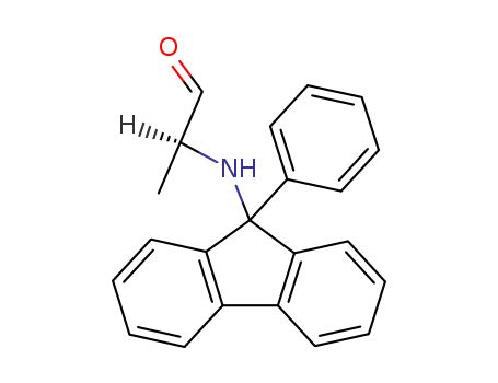Molecular Structure of 105519-73-1 (Propanal, 2-[(9-phenyl-9H-fluoren-9-yl)amino]-, (S)-)