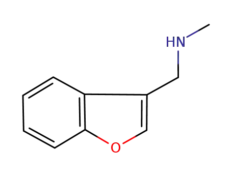 Molecular Structure of 78629-16-0 (3-Benzofuranmethanamine,  N-methyl-)