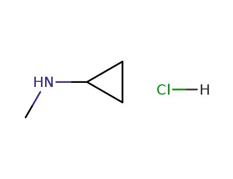 Molecular Structure of 67376-94-7 (N-CYCLOPROPYL-METHYLAMINE HCL)