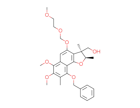 [(2R,3S)-9-Benzyloxy-6,7-dimethoxy-4-(2-methoxy-ethoxymethoxy)-2,3,8-trimethyl-2,3-dihydro-naphtho[1,2-b]furan-3-yl]-methanol