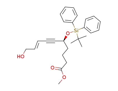 methyl 5(S)-(tert-butyldiphenylsiloxy)-10-hydroxydec-8-en-6-ynoate