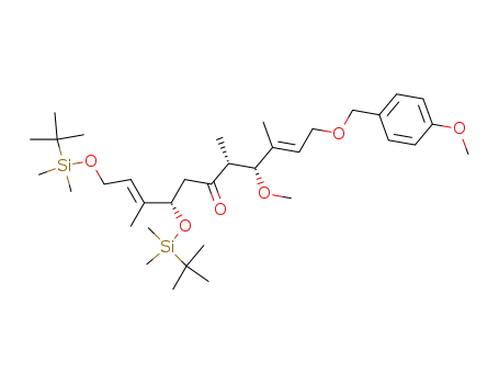 (2E,9E)-(4R,5R,8S)-8,11-Bis-(tert-butyl-dimethyl-silanyloxy)-4-methoxy-1-(4-methoxy-benzyloxy)-3,5,9-trimethyl-undeca-2,9-dien-6-one