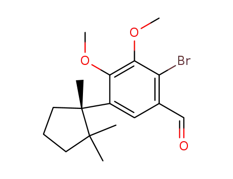 (1'S)-2-Bromo-3,4-dimethoxy-5-(1',2',2'-trimethylcyclopentyl)benzaldehyde