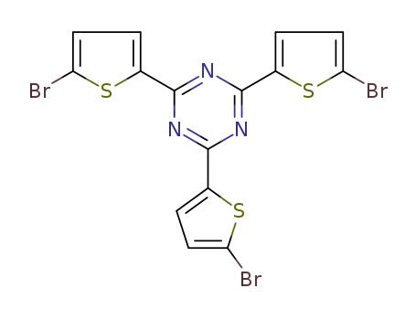 2,4,6-tris(5-bromothiophene-2-yl)-1,3,5-triazine