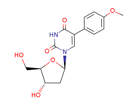 2′-Deoxy-5-(4-methoxyphenyl)uridine