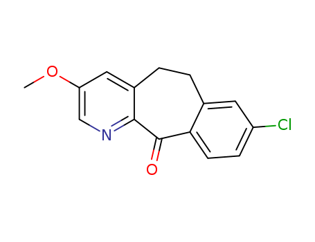 8-Chloro-3-methoxy-5,6-dihydro-11H-benzo[5,6]-cyclohepta[1,2-b]pyridin-11-one