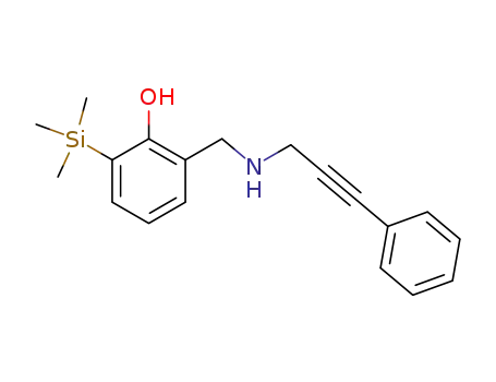 2-[(3-phenylprop-2-ynylamino)methyl]-6-(trimethylsilyl)phenol