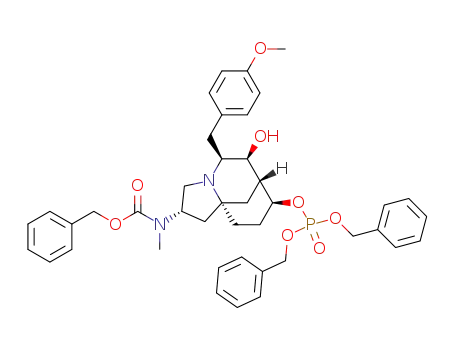 (2S,5S,6S,7R,8S,10aS)-2-[[(benzyloxy)carbonyl]methylamino]octahydro-6-hydroxy-5-[(4-methoxyphenyl)methyl]-1H-7,10a-methanopyrrolo[1,2-a]azocin-8-yl dibenzyl phosphate
