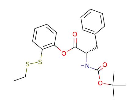2-<i>tert</i>-butoxycarbonylamino-3-phenyl-propionic acid 2-ethyldisulfanyl-phenyl ester