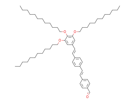 Benzaldehyde,
4-[(1E)-2-[4-[(1E)-2-[3,4,5-tris(dodecyloxy)phenyl]ethenyl]phenyl]ethenyl]
-