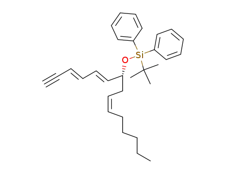 tert-Butyl-[(Z)-(R)-((1E,3E)-1-hexa-1,3-dien-5-ynyl)-non-3-enyloxy]-diphenyl-silane