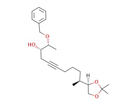 (2R,3S,10S)-2-benzyloxy-10-[(4R)-2,2-dimethyl-1,3-dioxolan-4-yl]undec-5-yn-3-ol