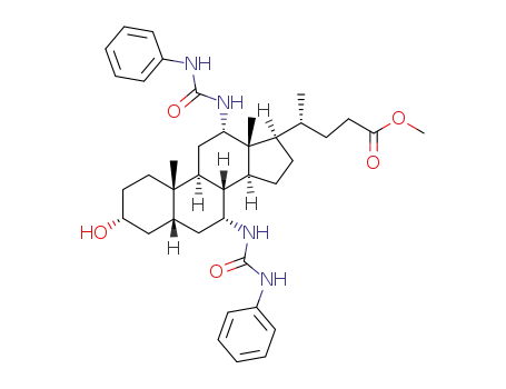 methyl 3α-hydroxy-7α,12α-di[(phenylaminocarbonyl)amino]-5β-cholan-24-oate