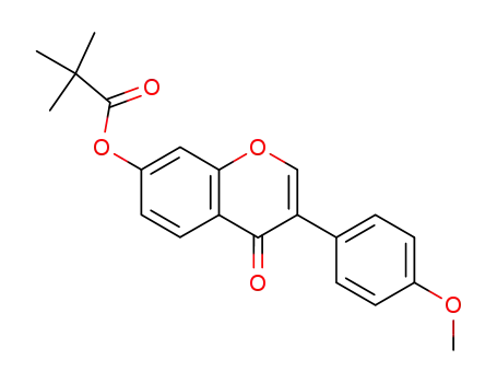 Propanoic acid, 2,2-dimethyl-,
3-(4-methoxyphenyl)-4-oxo-4H-1-benzopyran-7-yl ester