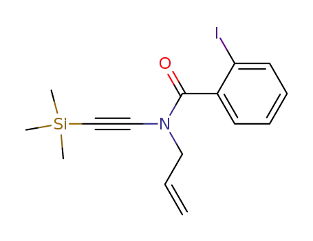 Benzamide, 2-iodo-N-2-propenyl-N-[(trimethylsilyl)ethynyl]-