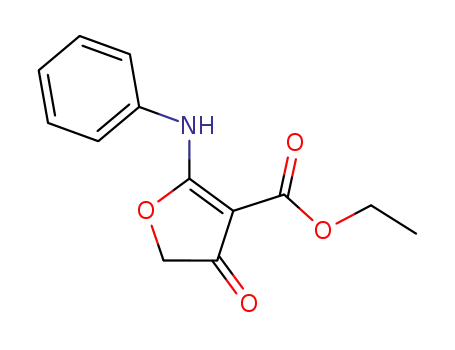 Ethyl 2-anilino-4-oxo-4,5-dihydro-3-furancarboxylate