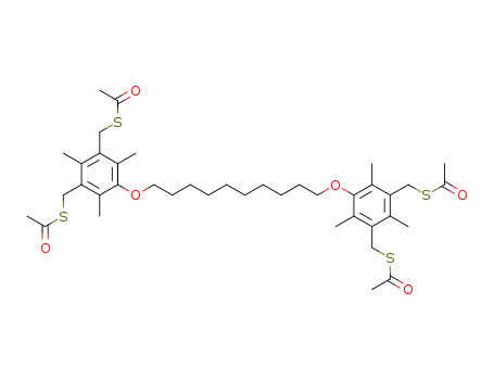 1,10-bis(3,5-bis(acetylthiomethyl)-2,4,6-trimethylphenoxy)decane