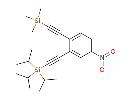 Silane, trimethyl[[4-nitro-2-[[tris(1-methylethyl)silyl]ethynyl]phenyl]ethynyl]-