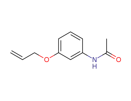 Molecular Structure of 37439-78-4 (N-[3-(prop-2-en-1-yloxy)phenyl]acetamide)