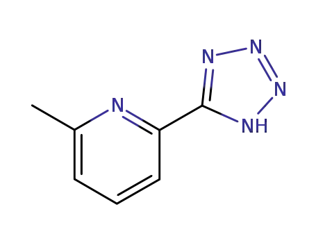 Molecular Structure of 51449-85-5 (2-methyl-6-(2H-tetrazol-5-yl)pyridine)