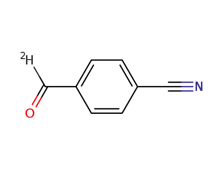 Molecular Structure of 109635-36-1 (4-formylbenzonitrile-α-d<sub>1</sub>)