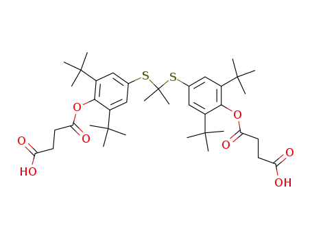 Molecular Structure of 216168-45-5 (Probucol Disuccinate)