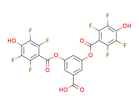 Benzoic acid, 3,5-bis[(2,3,5,6-tetrafluoro-4-hydroxybenzoyl)oxy]-
