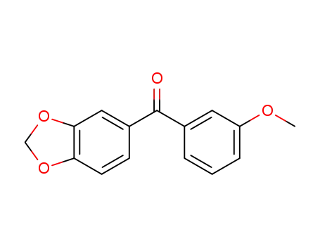 Molecular Structure of 851958-76-4 (Methanone, 1,3-benzodioxol-5-yl(3-methoxyphenyl)-)