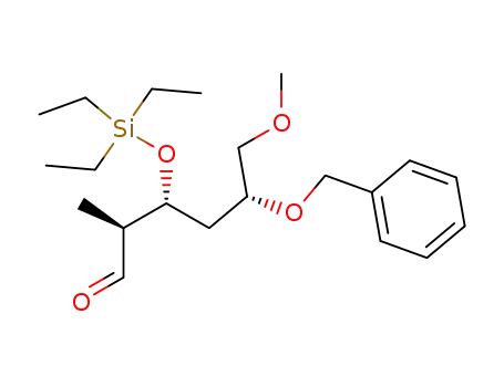 (2S,3R,5R)-5-Benzyloxy-6-methoxy-2-methyl-3-triethylsilanyloxy-hexanal