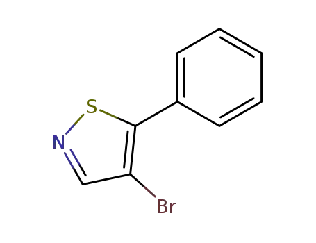 Molecular Structure of 284680-72-4 (5-(4-BROMO-PHENYL)-ISOTHIAZOLE)
