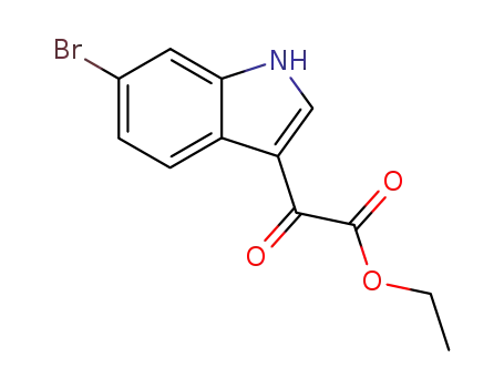 Molecular Structure of 17826-12-9 ((6-bromo-indol-3-yl)-oxo-acetic acid ethyl ester)