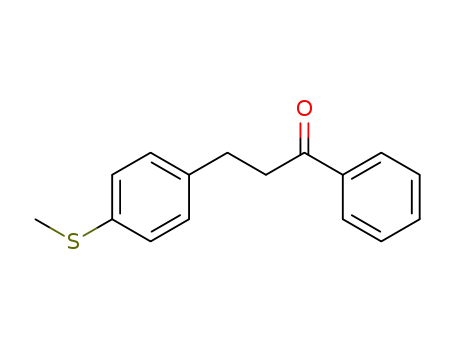 Molecular Structure of 96550-90-2 (3-(4-THIOMETHYLPHENYL)PROPIOPHENONE)