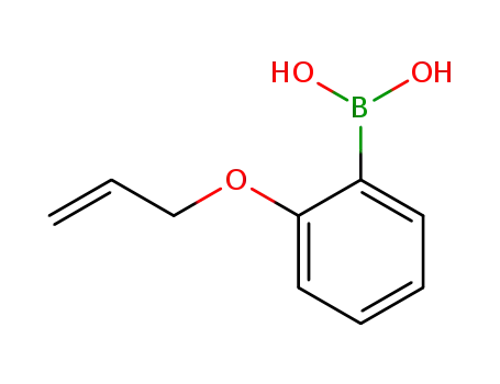 Molecular Structure of 151414-76-5 (2-Allyloxyphenylboronic acid)