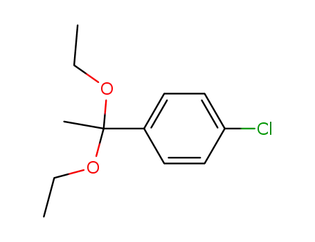Molecular Structure of 62486-64-0 (Benzene, 1-chloro-4-(1,1-diethoxyethyl)-)