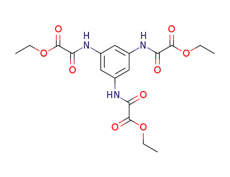 Molecular Structure of 67451-23-4 (benzene-1,3,5-tris(oxamic acid) triethyl ester)
