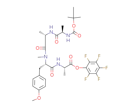 BOC-D-Ala-L-Ala-NMe-L-Tyr(OMe)-L-Ala-OC<sub>6</sub>F<sub>5</sub>