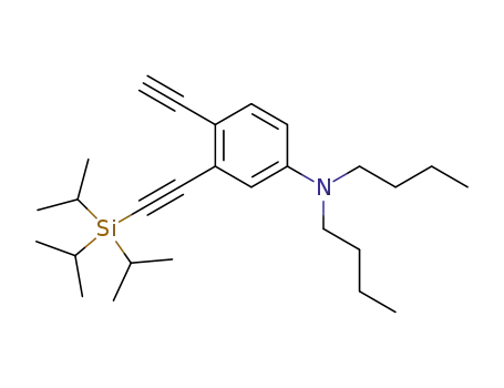 Benzenamine, N,N-dibutyl-4-ethynyl-3-[[tris(1-methylethyl)silyl]ethynyl]-