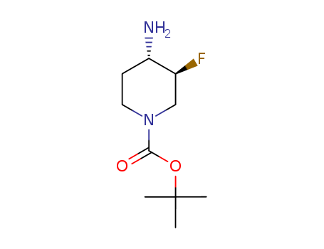 cis-1,1-Dimethylethyl 4-amino-3-fluoro-1-piperidinecarboxylate