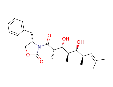 (S)-4-Benzyl-3-((2S,3R,4R,5S,6R)-3,5-dihydroxy-2,4,6,8-tetramethyl-non-7-enoyl)-oxazolidin-2-one