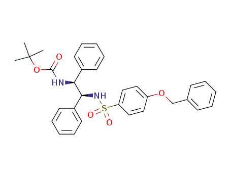 tert-butyl-(1S,2S)-2-(4-(benzyloxy)phenylsulfonamido)-1,2-diphenylethylcarbamate