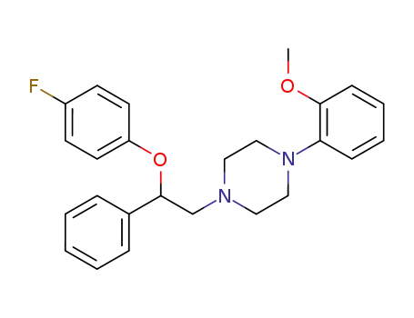 1-[2-(4-fluorophenoxy)-2-phenyl-ethyl]-4-(2-methoxyphenyl)-piperazine