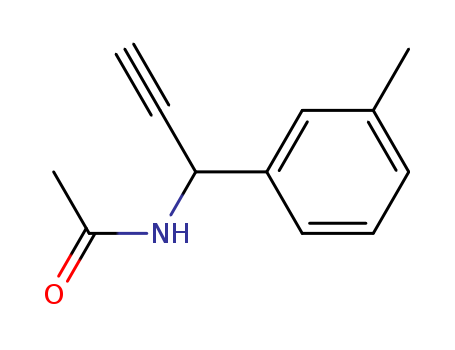 (+/-)-N-[1-(3-methylphenyl)-2-propynyl]acetamide
